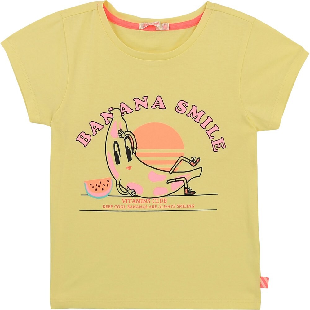 

Футболка с коротким рукавом Billieblush Print, желтый