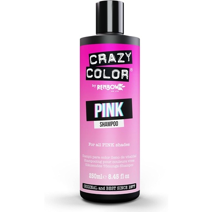 Розовый шампунь для всех розовых оттенков волос 250мл, Crazy Color osmo crazy color vibrant color shampoo purple шампунь для всех оттенков пурпурного 250мл