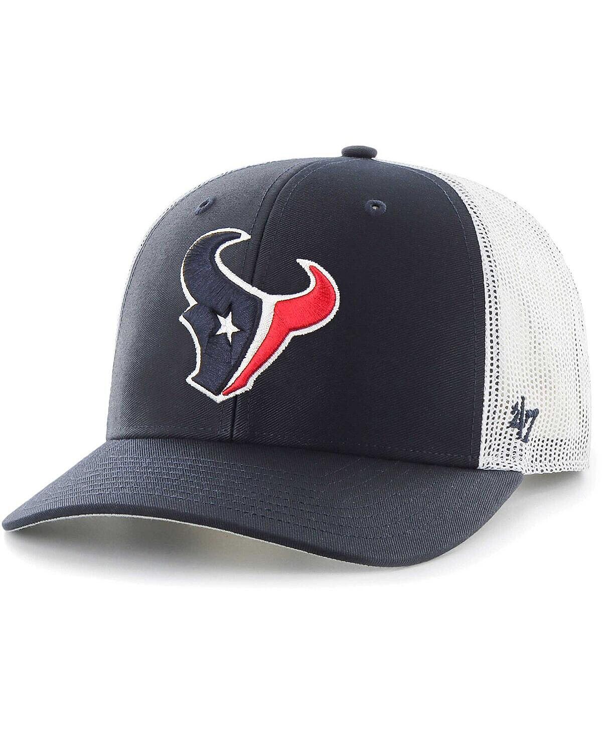 

Мужская темно-синяя регулируемая кепка дальнобойщика Houston Texans '47 Brand