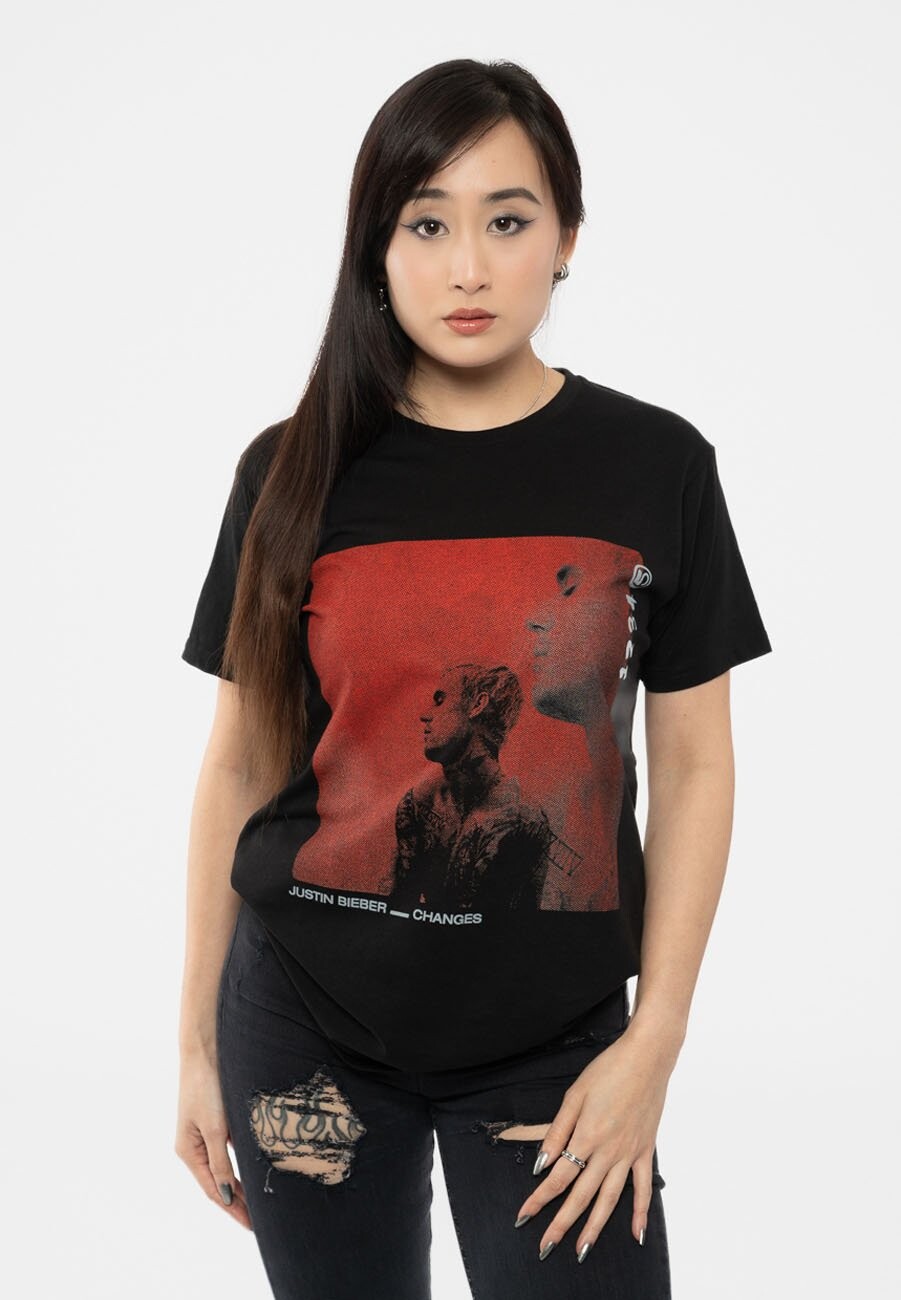 

Футболка с принтом JUSTIN BIEBER Paradiso Clothing, черный