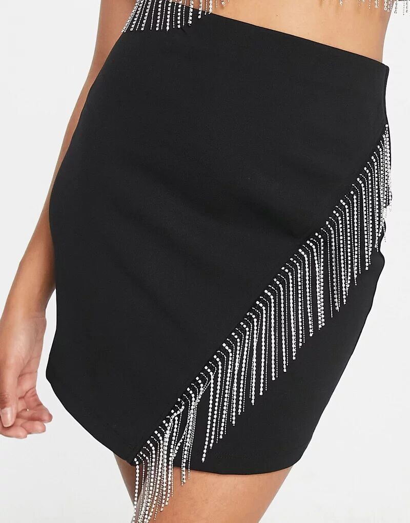 

Юбка Miss Selfridge с отделкой стразами