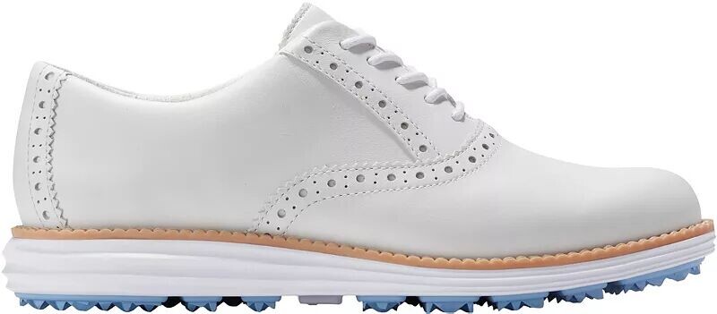 

Женские кроссовки для гольфа Cole Haan OG с короткими крыльями, белый/синий