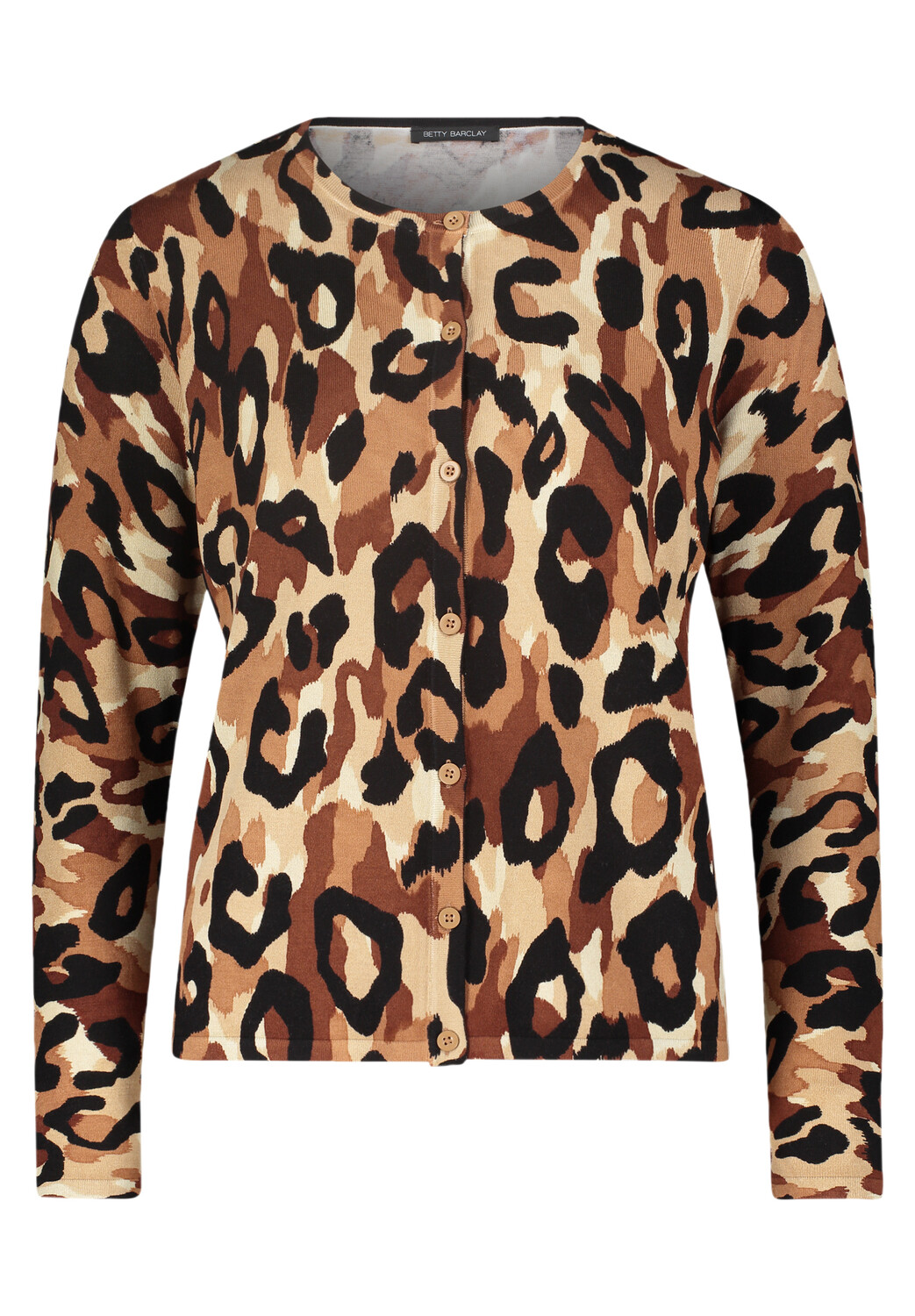 Кардиган Betty Barclay Feinstrickjacke mit Print, бежевый