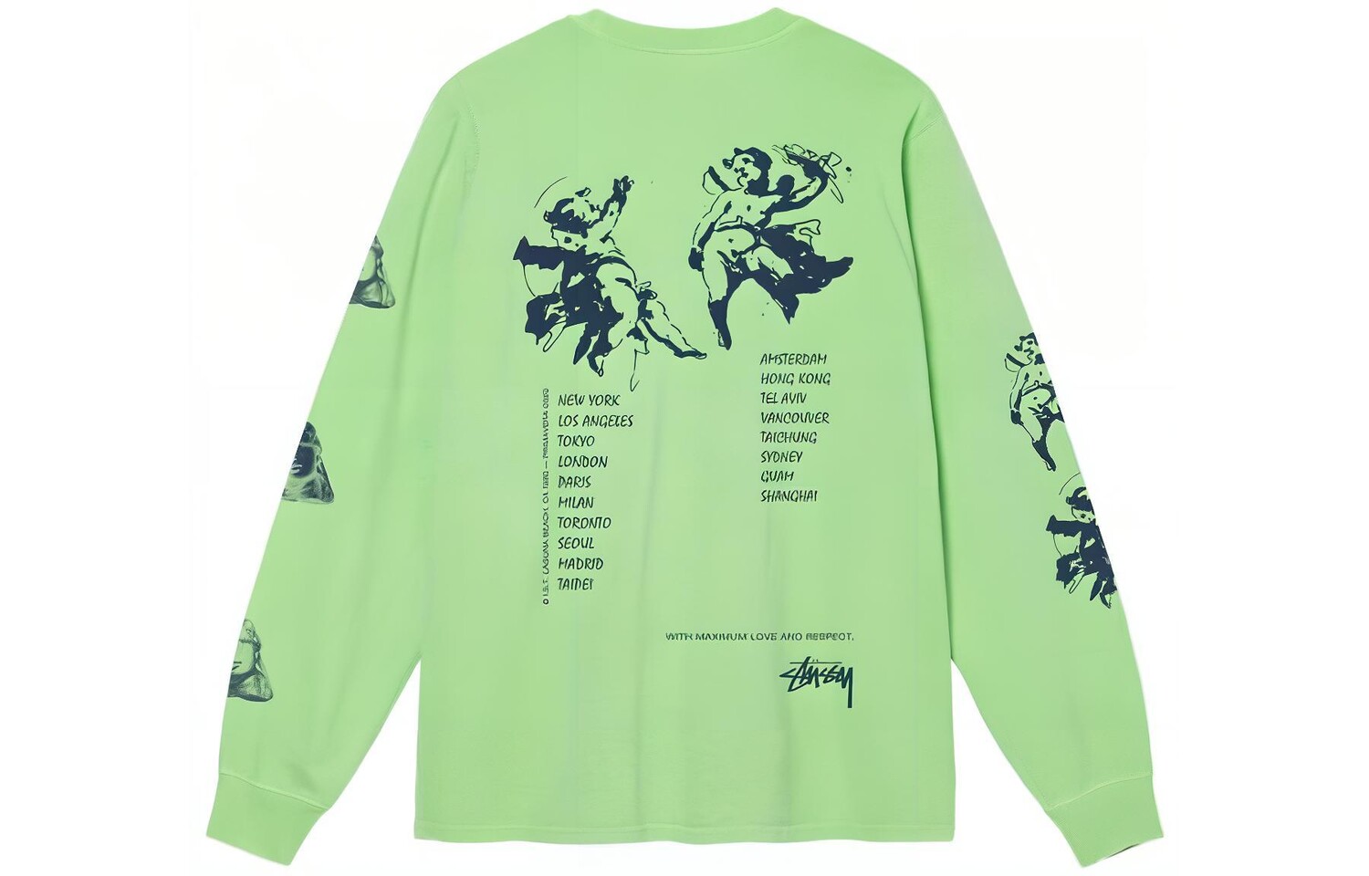 

Толстовка унисекс Stussy, Зеленый