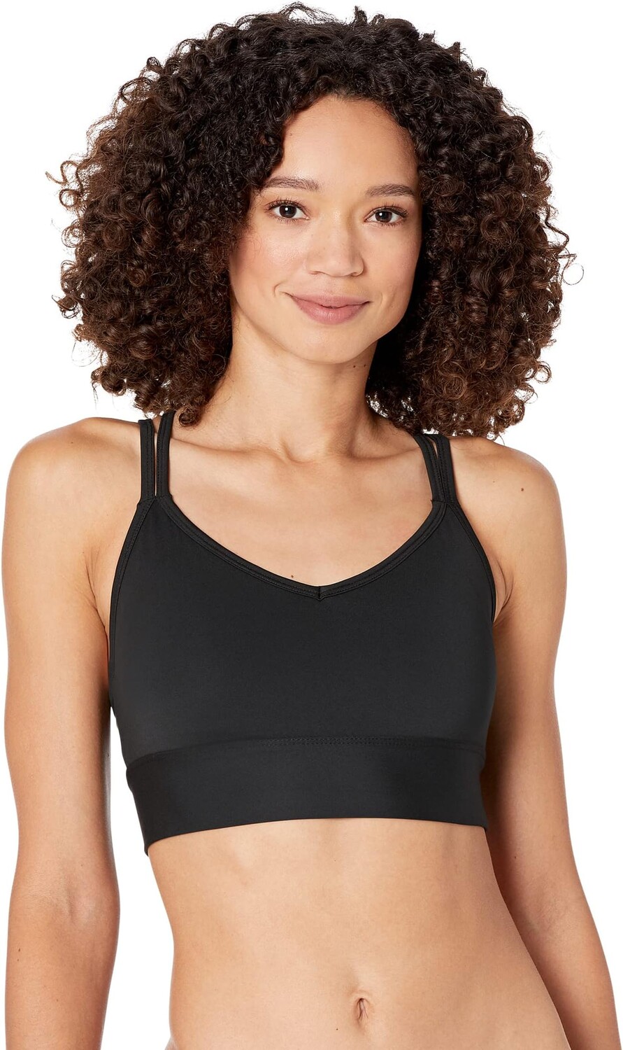 

Спортивный бюстгальтер MWL Flex с бретелями Madewell, цвет True Black