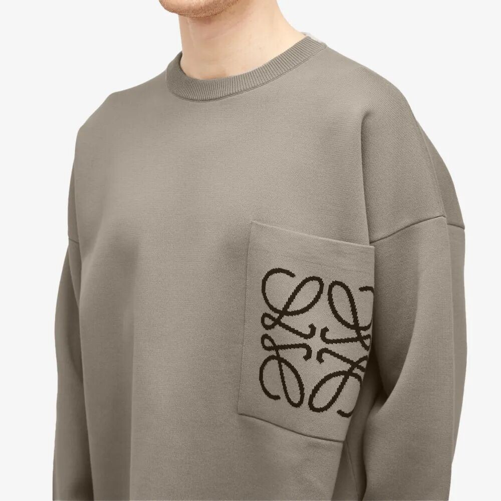 

Loewe Джемпер с круглым вырезом и карманами Anagram, мультиколор