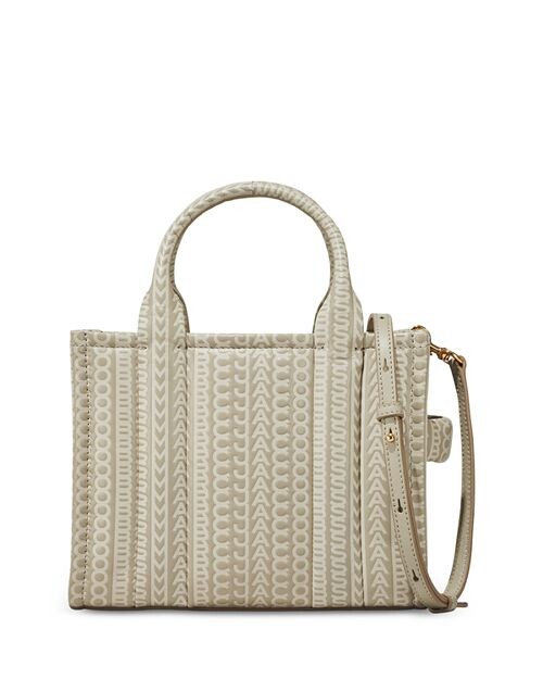 

Маленькая кожаная сумка-тоут Monogram MARC JACOBS, цвет Tan/Beige