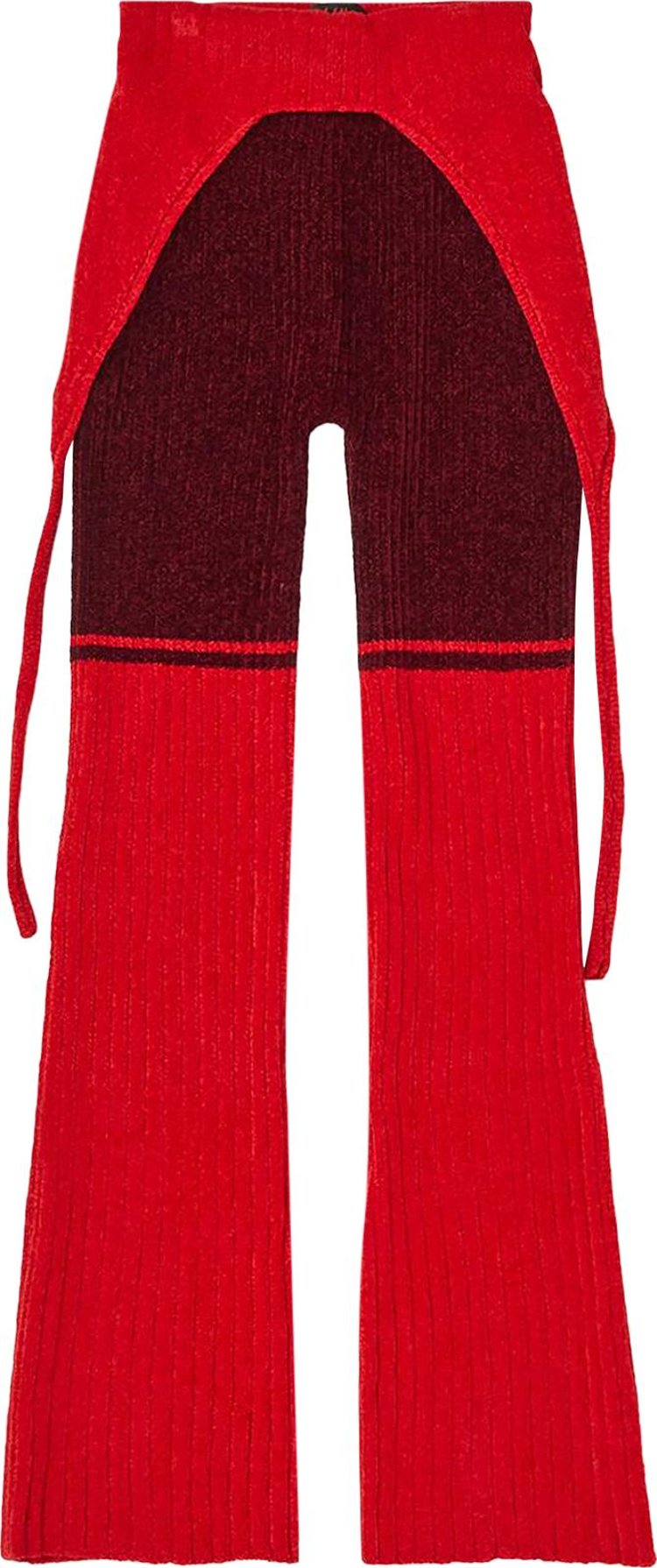 Брюки Ottolinger Knit 'Red', красный брюки ottolinger размер 36 черный