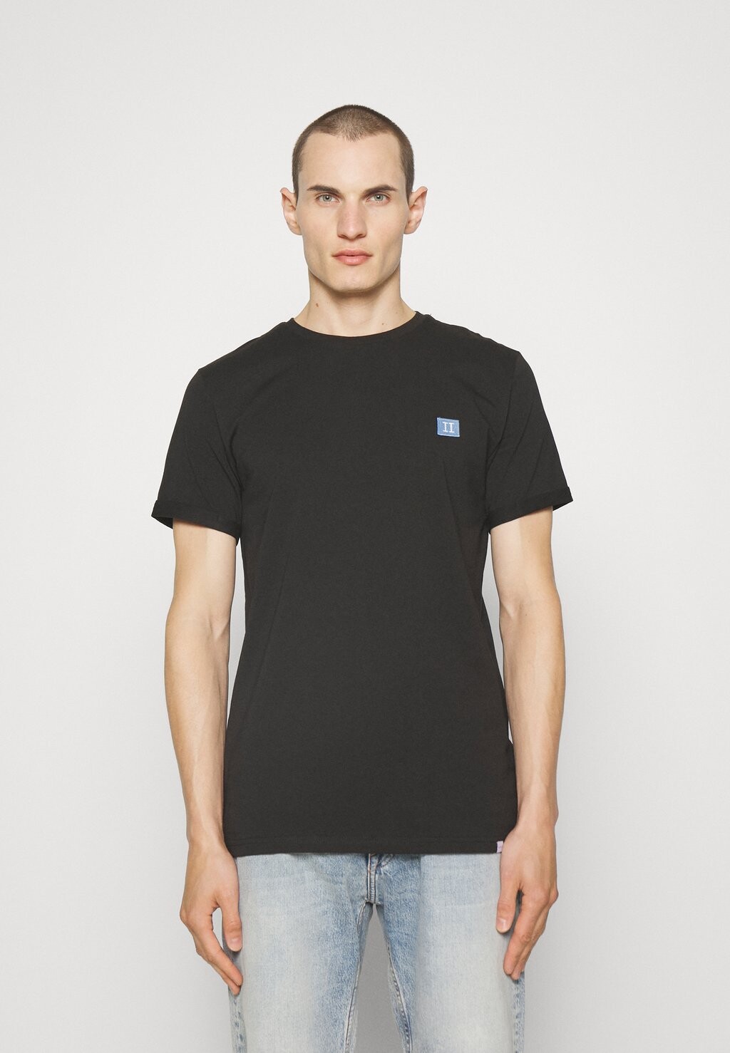 

Футболка базовая PIECE Les Deux, цвет black/washed denim blue
