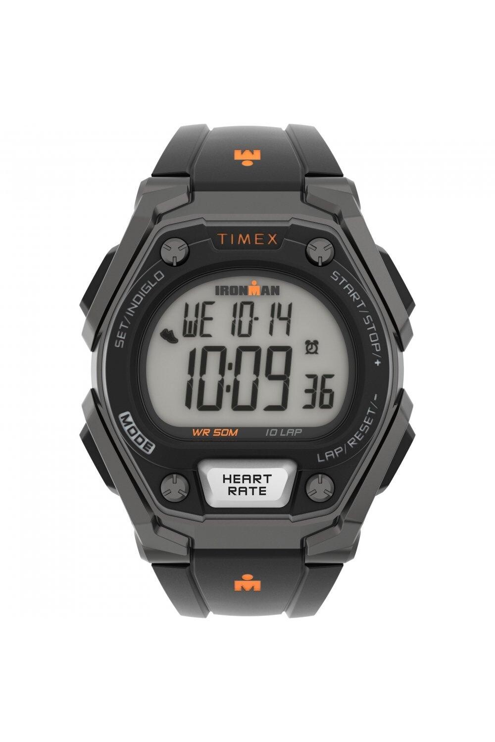 

Классические часы Ironman Classic из пластика/полимера TW5M49400 Timex, черный