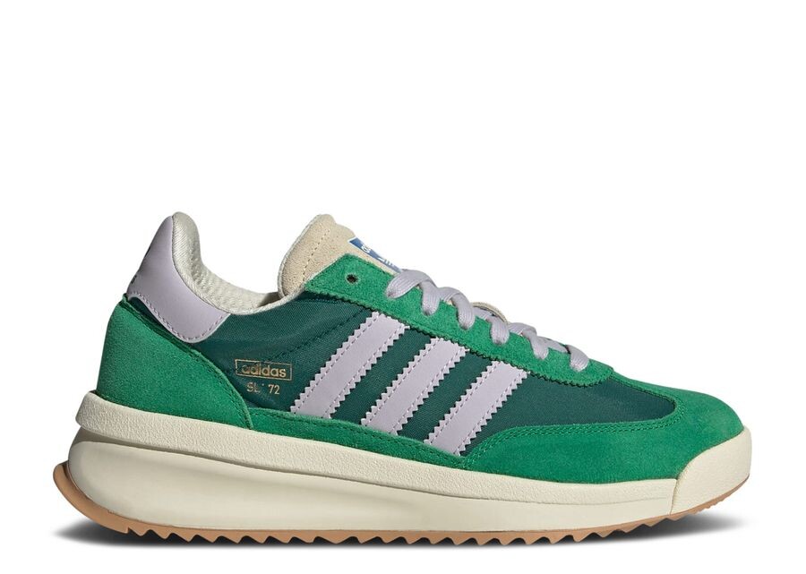 

Кроссовки adidas Wmns SL72 RTN, цвет Collegiate Green Silver Dawn