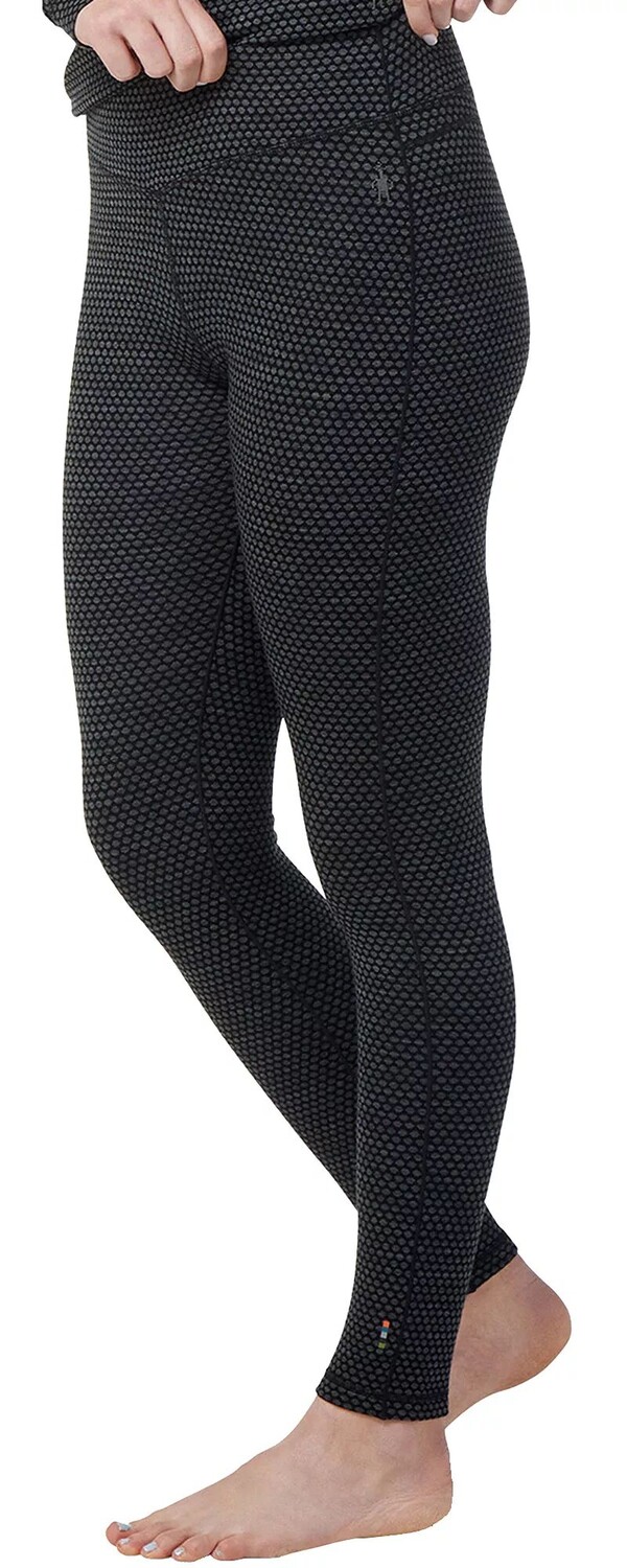 

Женская нижняя часть нижнего слоя с узором Smartwool Merino 250, черный