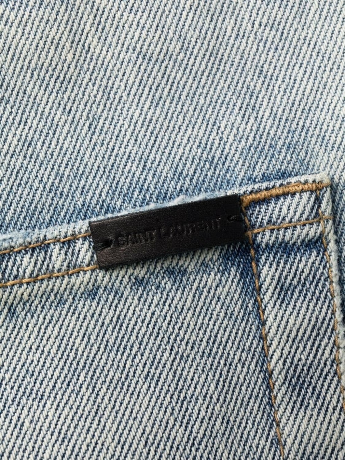 

Saint Laurent джинсы прямого кроя, синий