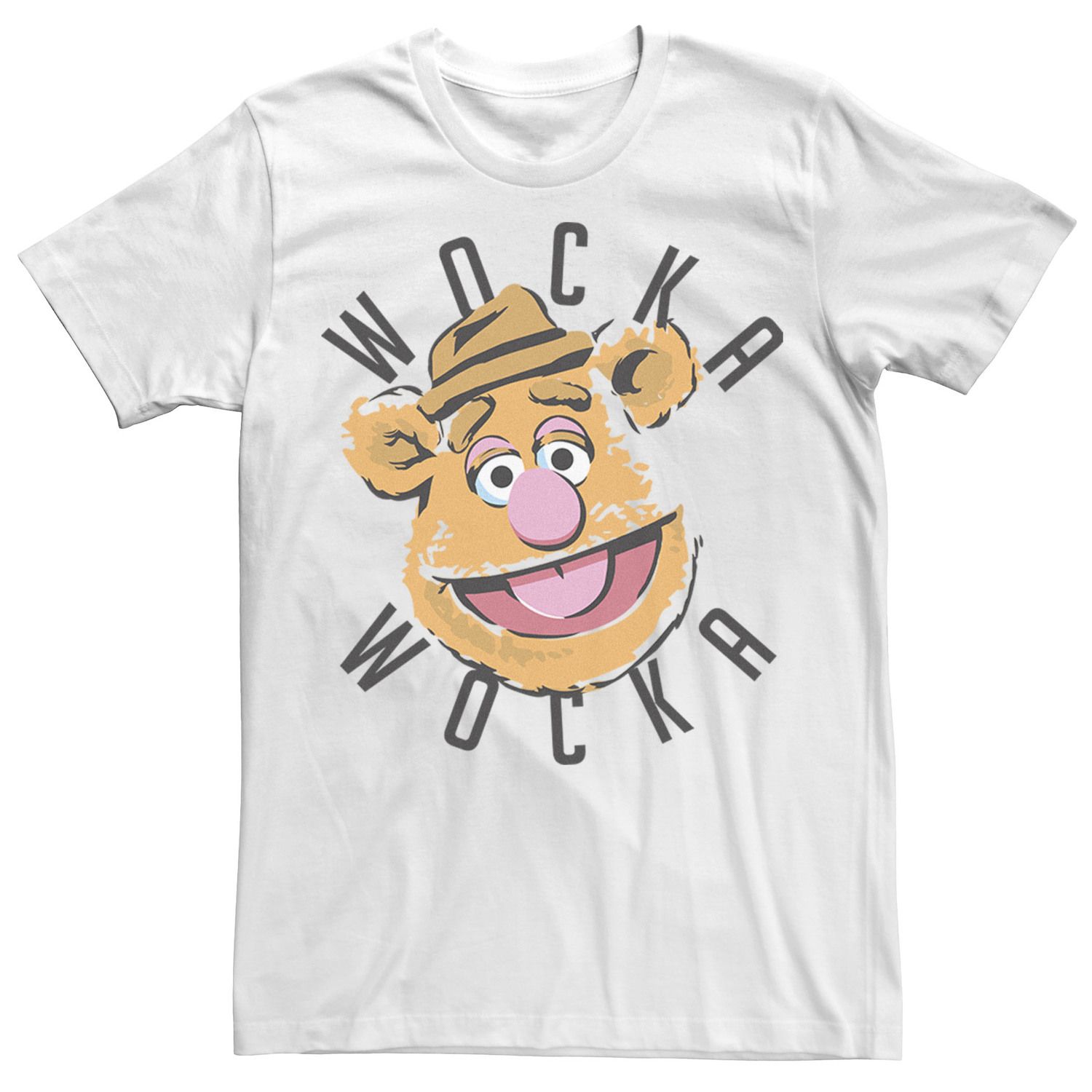 Мужская футболка Muppet Wocka Wocka с большим лицом Licensed Character