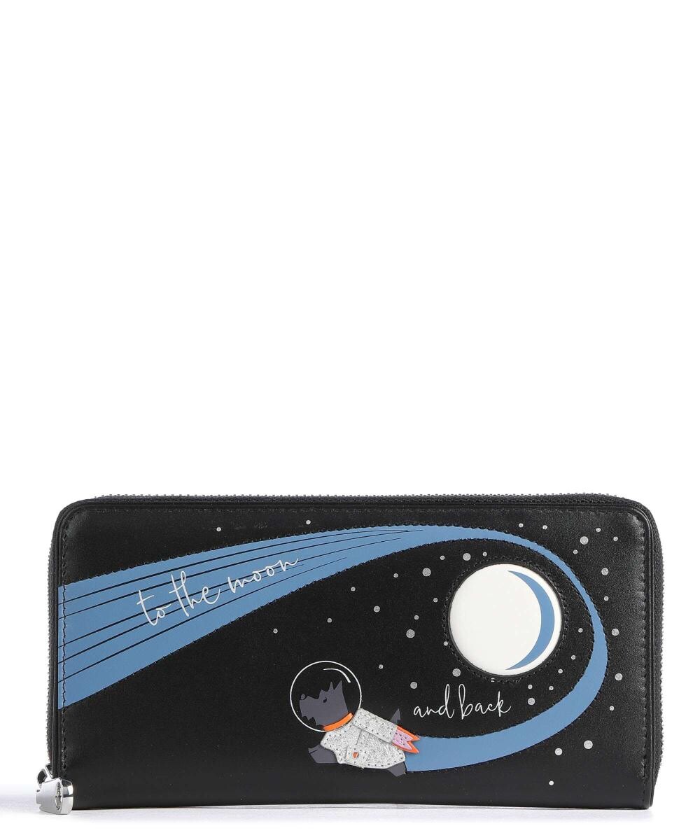 

Кошелек To The Moon And Back Again из мелкозернистой яловой кожи Radley London, черный