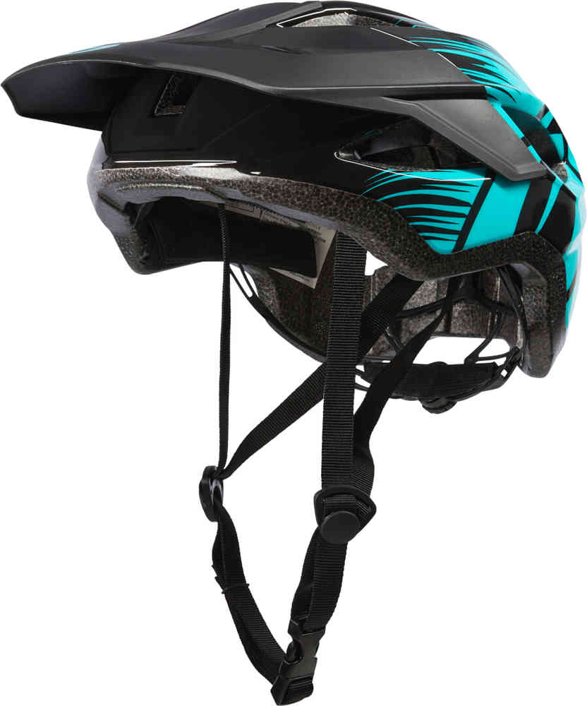 велосипедный шлем matrix split oneal черный желтый Велосипедный шлем Matrix Split Oneal, черный/бирюзовый