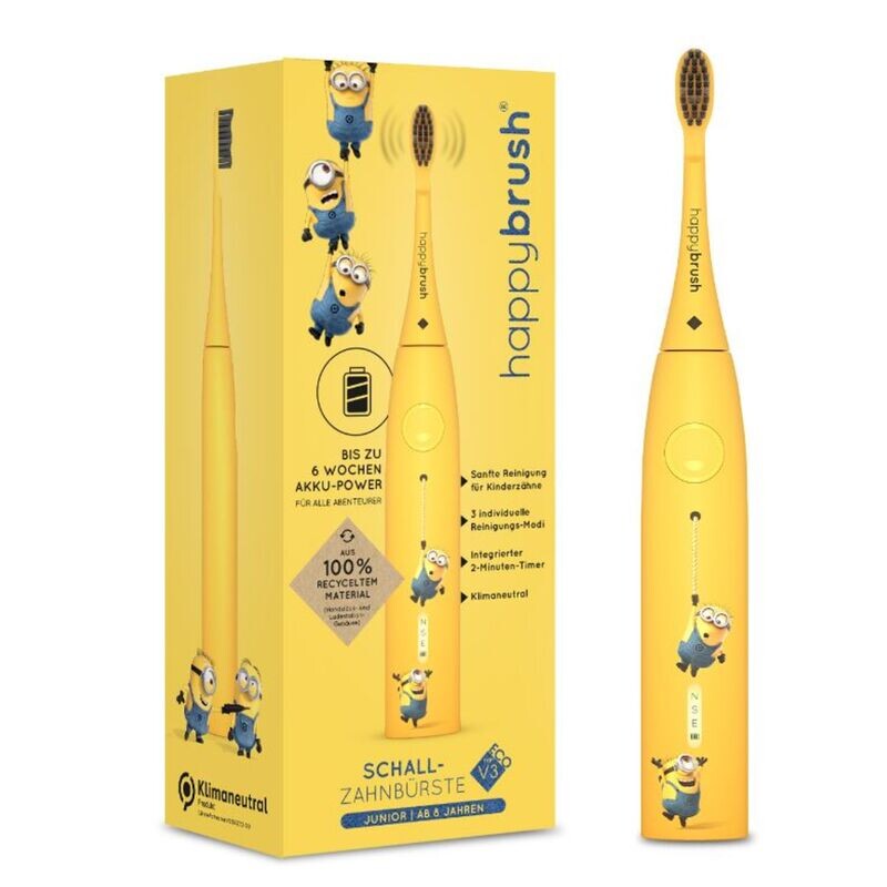 

Стартовый набор звуковой зубной щетки Minions V3 happybrush, 1 шт.