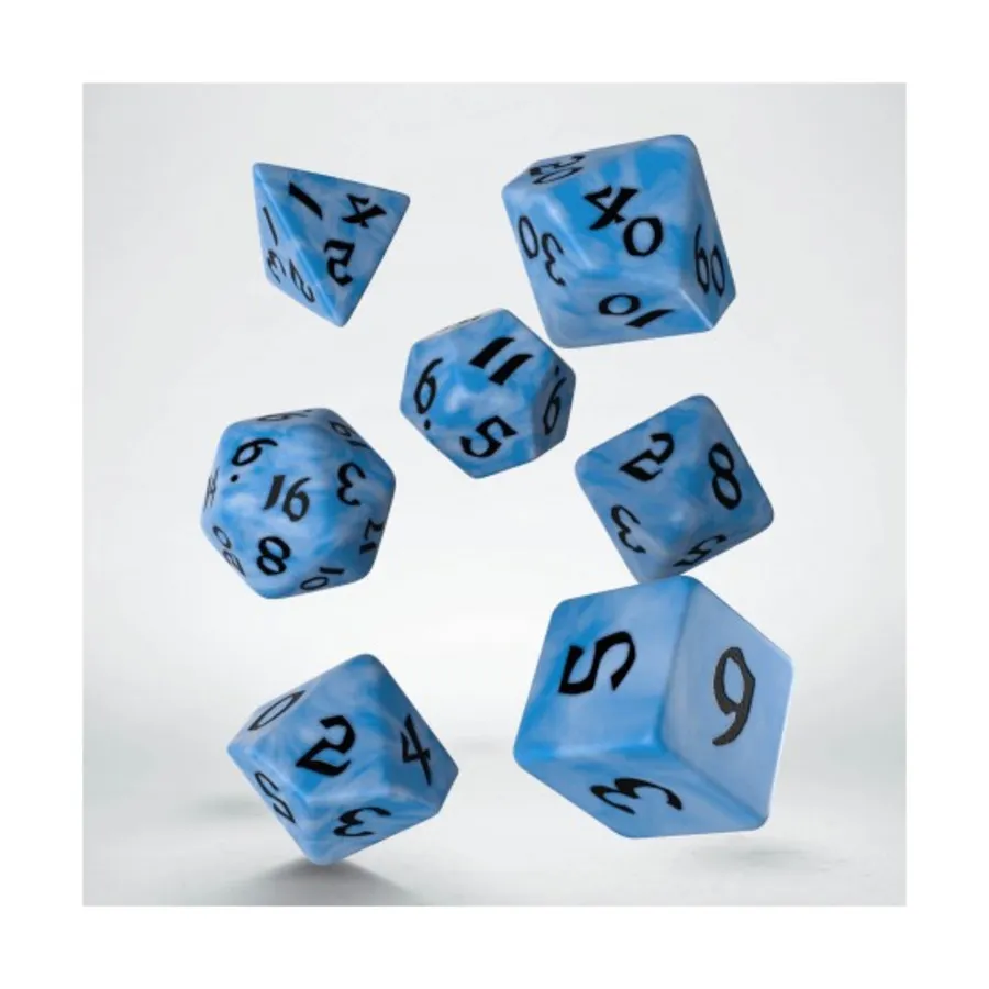 

Poly Set Glacier с черным (7), Classic Runic Dice