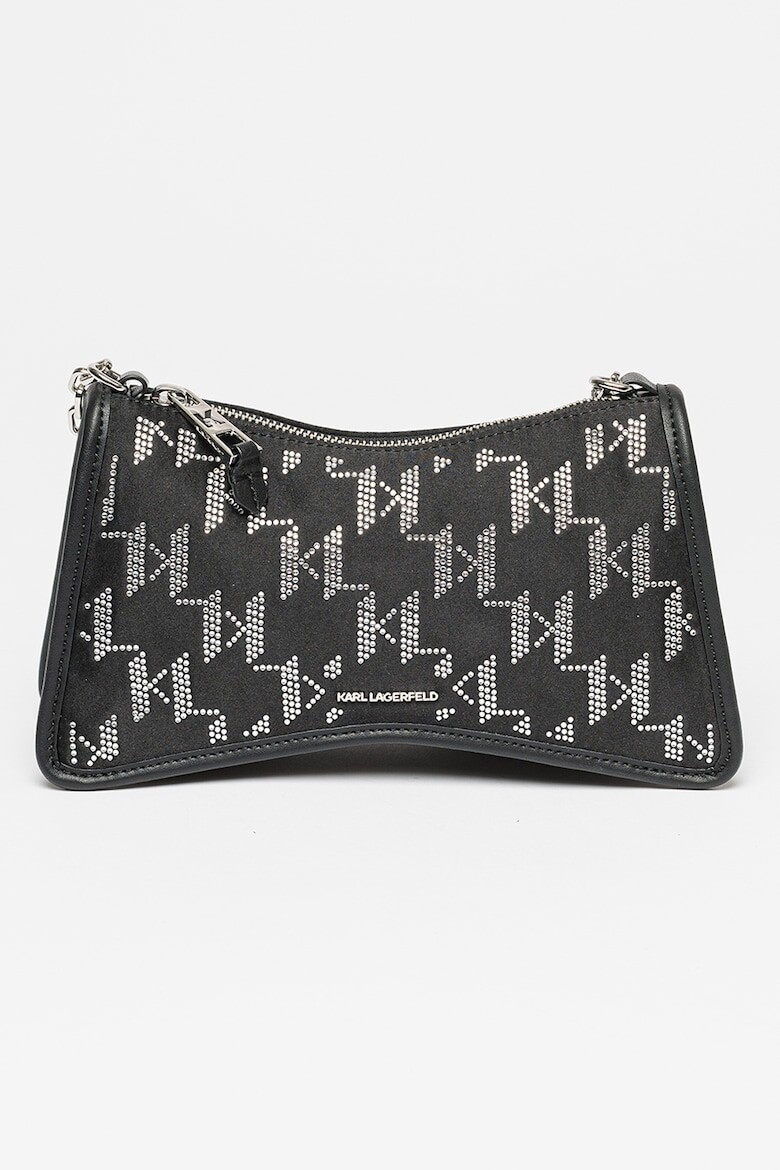 

Сумка K/Seven Element с декоративными камнями Karl Lagerfeld, черный