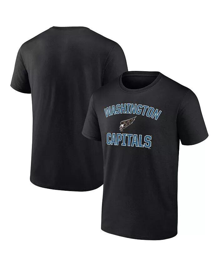 

Мужская черная футболка с надписью Washington Capitals Special Edition 2.0 Fanatics, черный