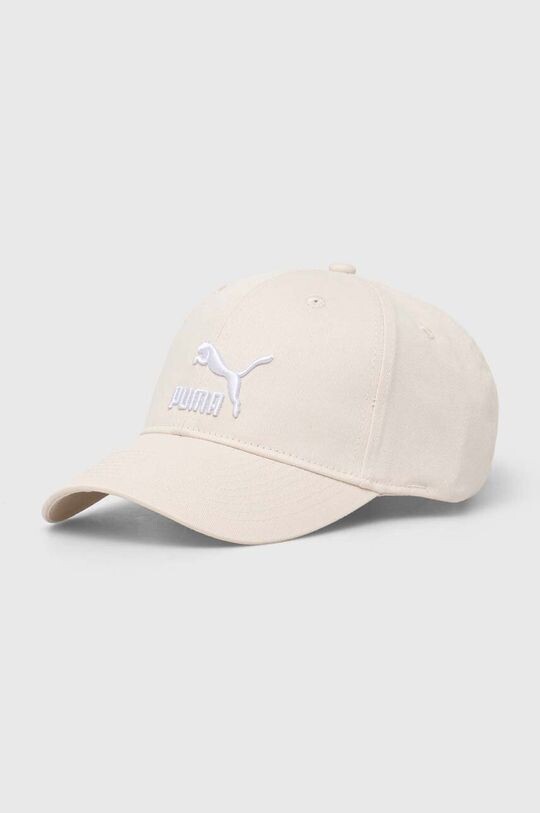 

Хлопковая бейсболка Puma, бежевый