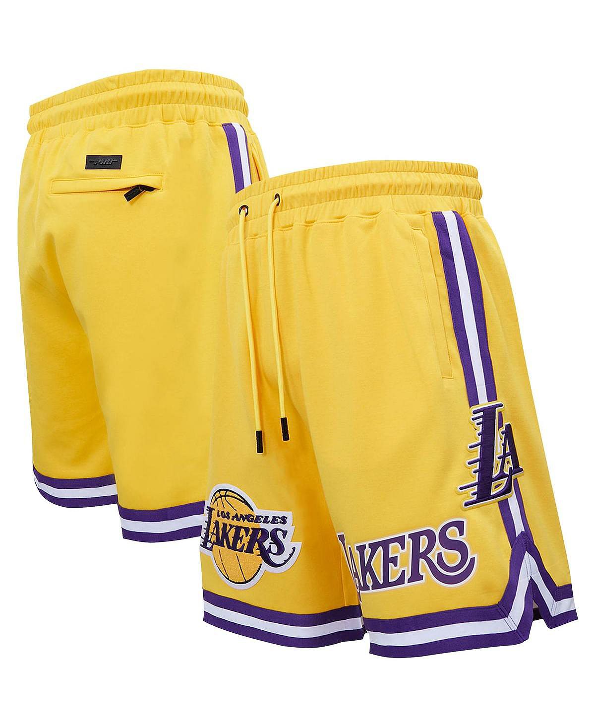 цена Мужские золотистые шорты из синели Los Angeles Lakers Pro Standard