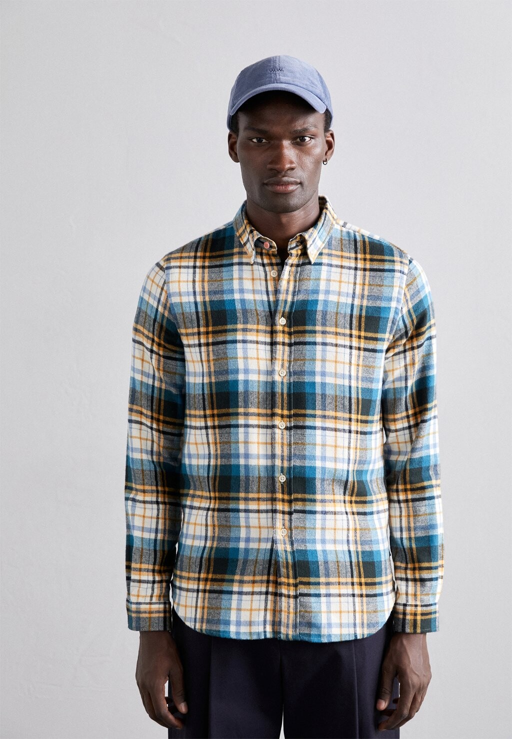 

Рубашка TAILORED FIT PS Paul Smith, зеленый/беловатый