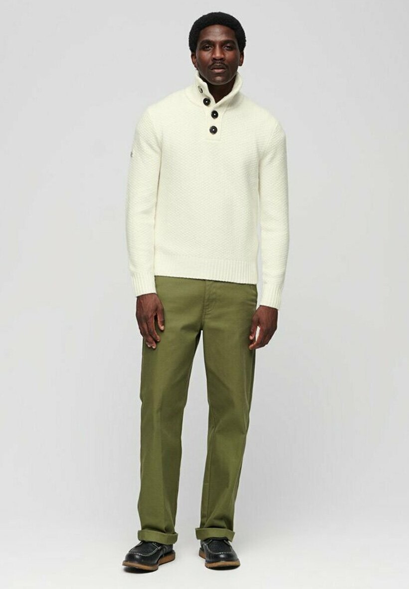 

Джемпер CHUNKY BUTTON HIGH NECK Superdry, крем