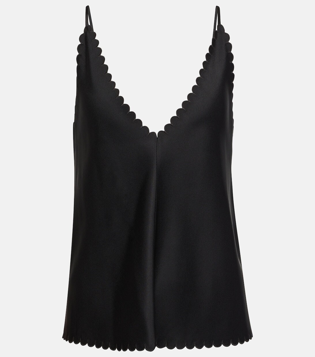 

Топ на бретелях JIL SANDER, черный