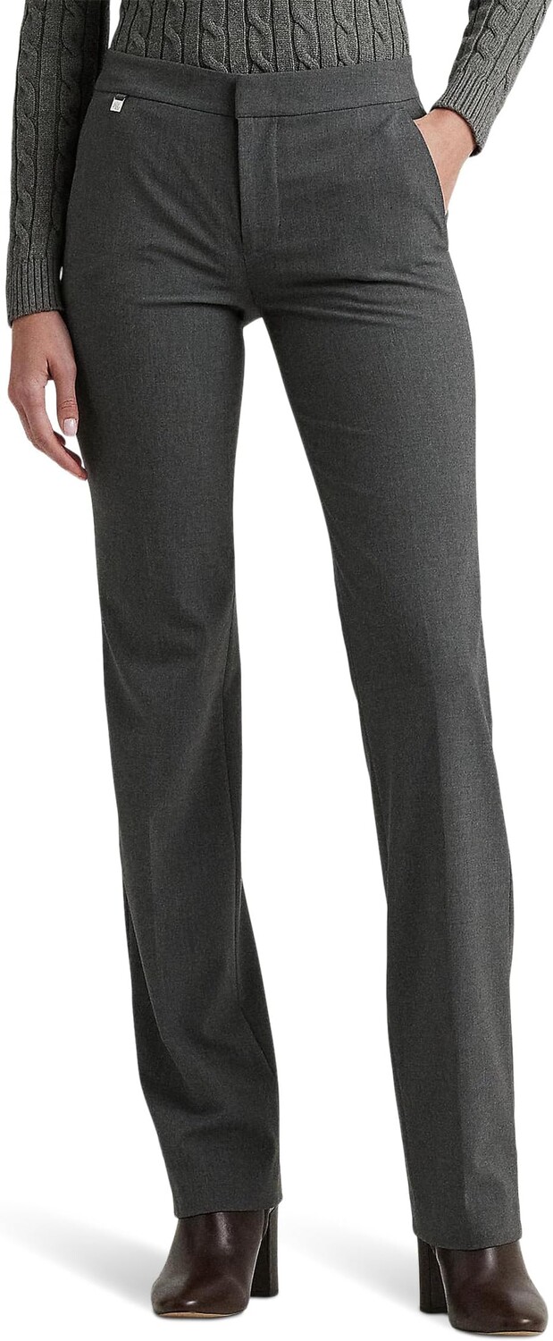 

Прямые брюки LAUREN Ralph Lauren, серый