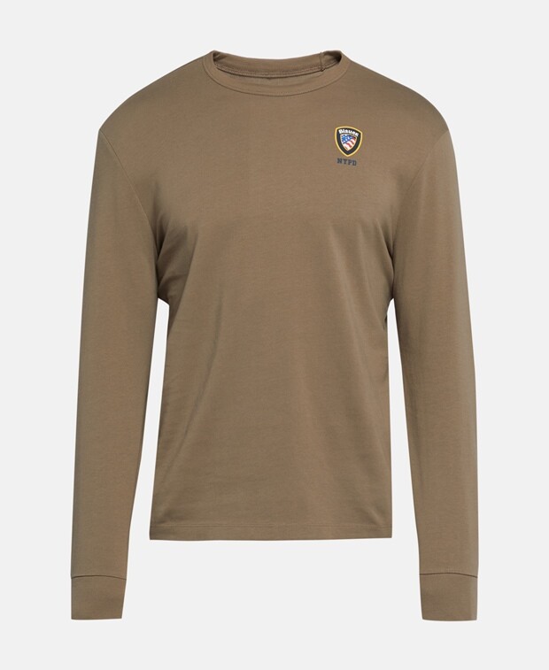 

Топ с длинными рукавами Blauer USA, коричневый