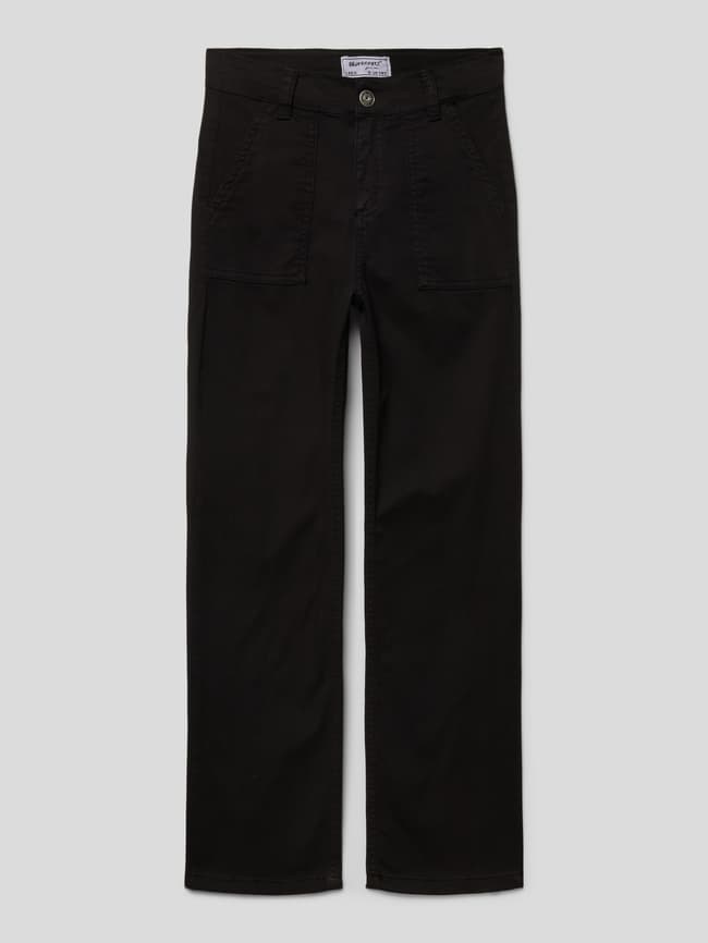 Тканевые брюки с карманами Blue Effect, черный