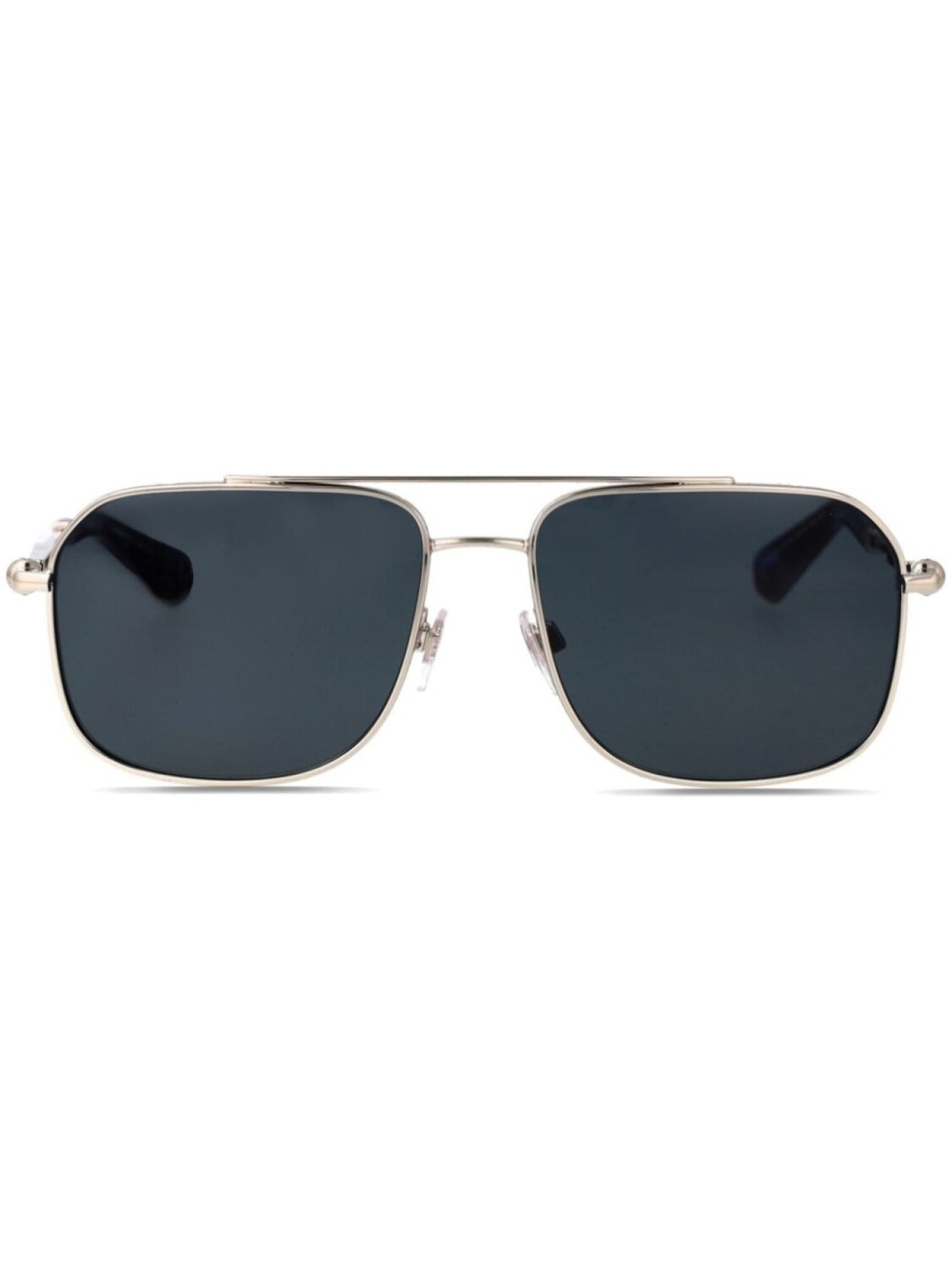 

Солнцезащитные очки в оправе пилота 0BE3159 Burberry Eyewear, серебряный