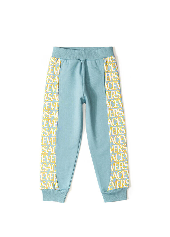

Зеленые спортивные штаны с логотипом для мальчиков Versace