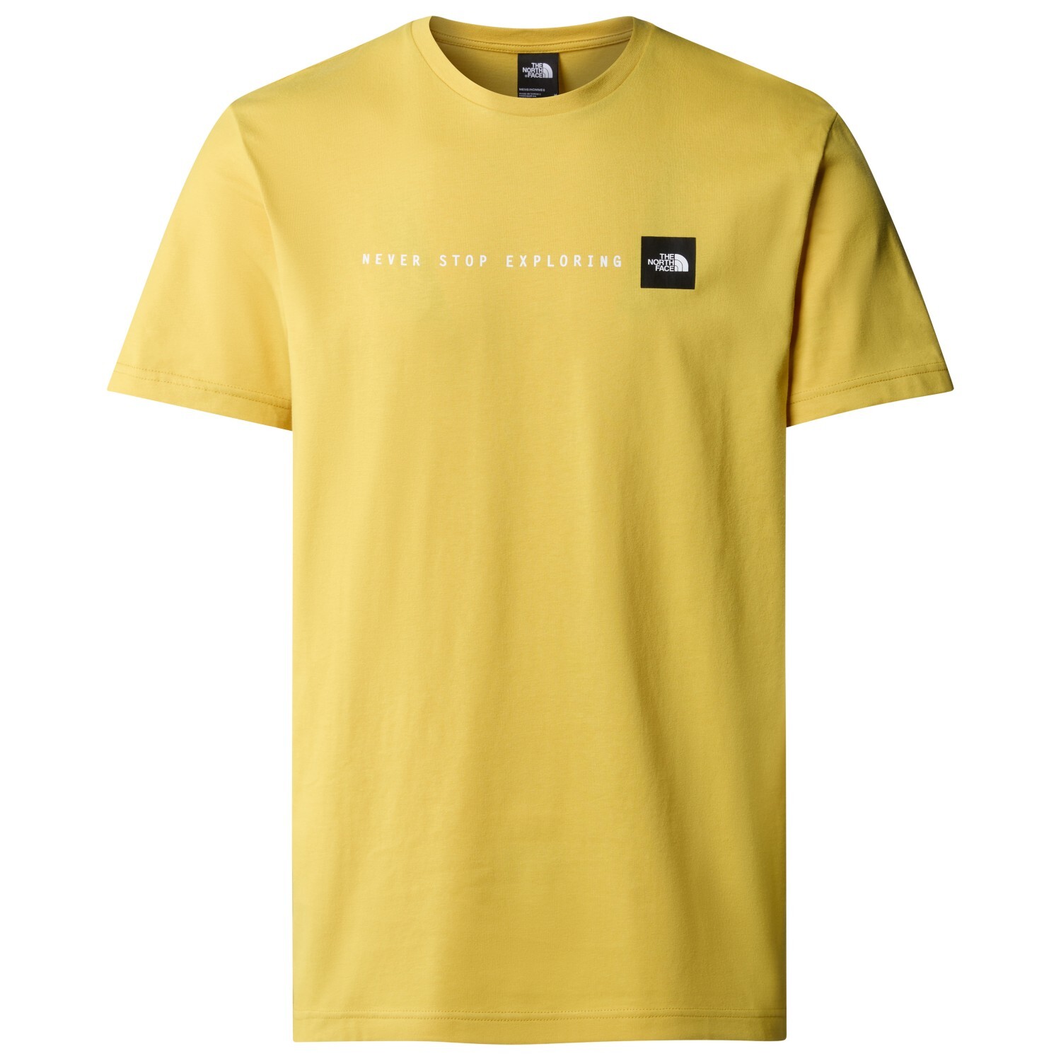 цена Футболка The North Face S/S Never Stop Exploring Tee, цвет Yellow Silt