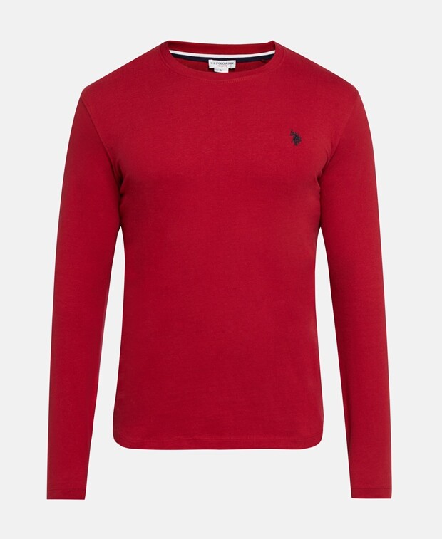 

Топ с длинными рукавами U.S. Polo Assn., красный