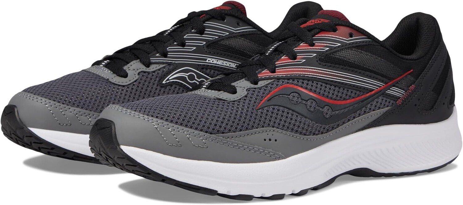 

Кроссовки Cohesion 15 Saucony, цвет Charcoal/Red