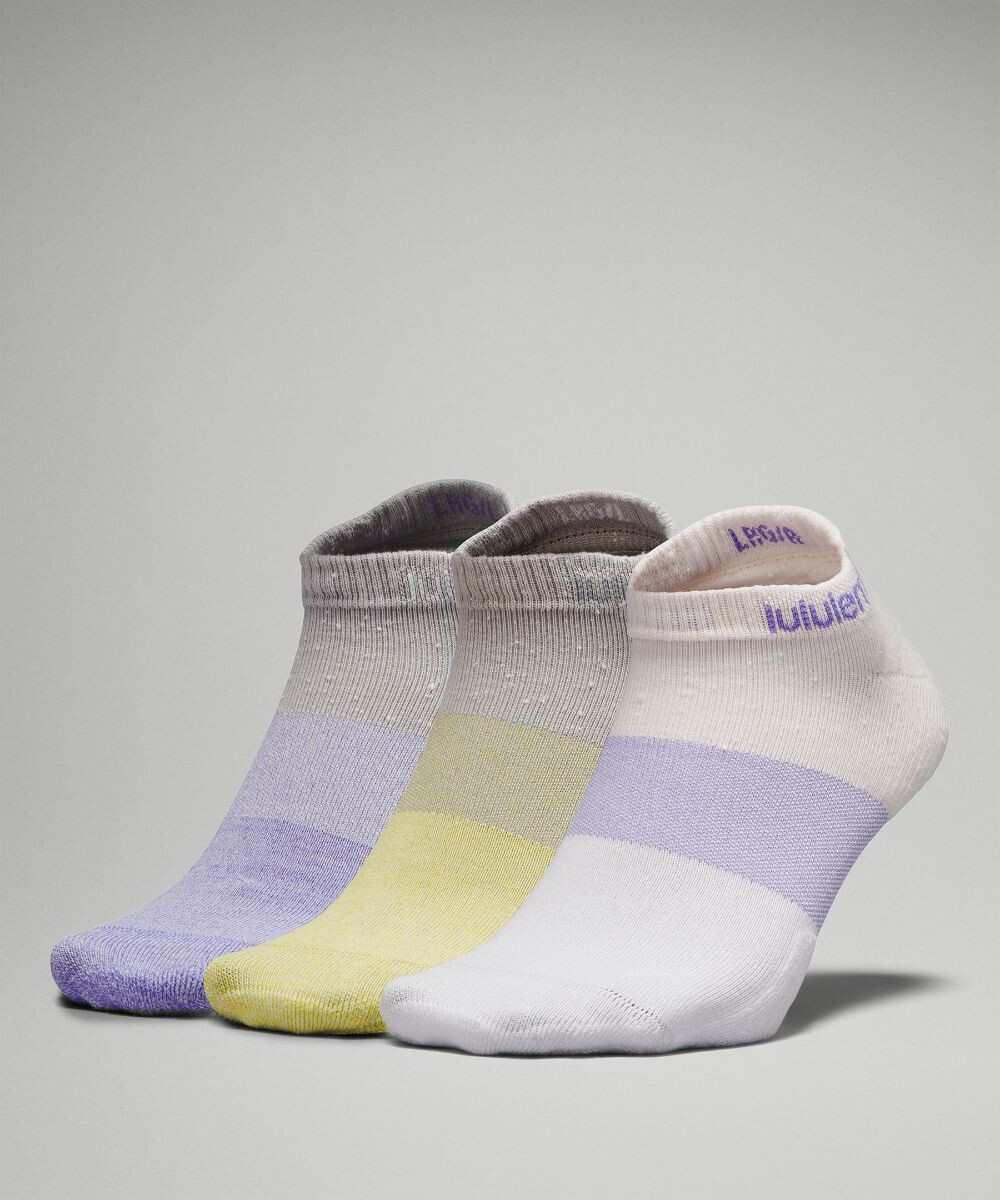 

Мужские носки до щиколотки Daily Stride Comfort 3 шт Lululemon, лавандовый