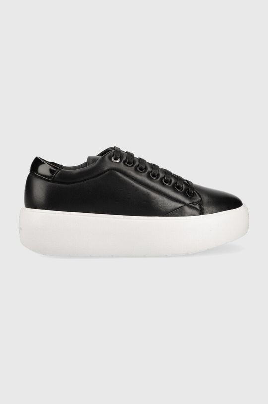 

Кожаные кроссовки HW0HW01356 BUBBLE CUPSOLE LACE UP Calvin Klein, черный