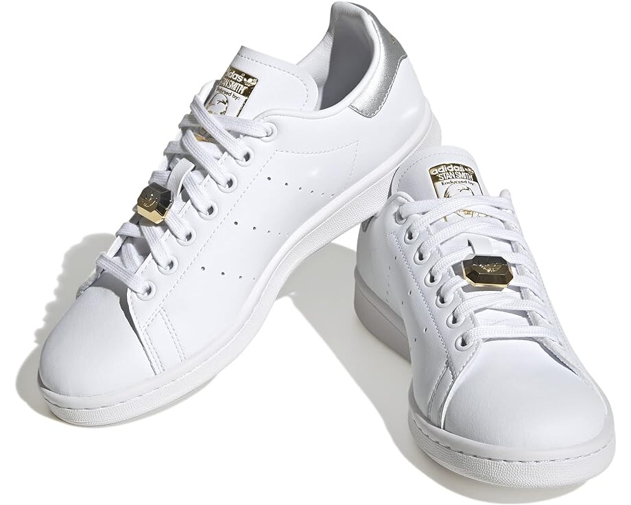 Кроссовки adidas Originals Stan Smith, цвет White/Silver Metallic/Gold Metallic