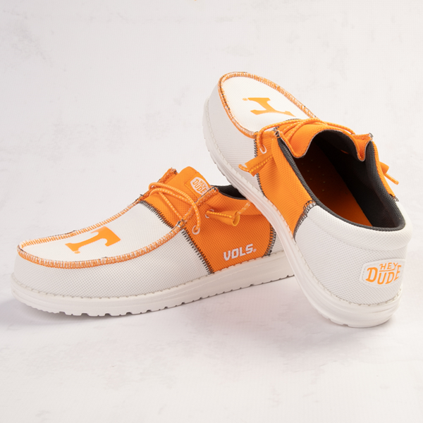 Мужская повседневная обувь Heydude Wally Tri Tennessee, белый/оранжевый