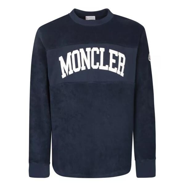 

Футболка cotton sweatshirt Moncler, синий