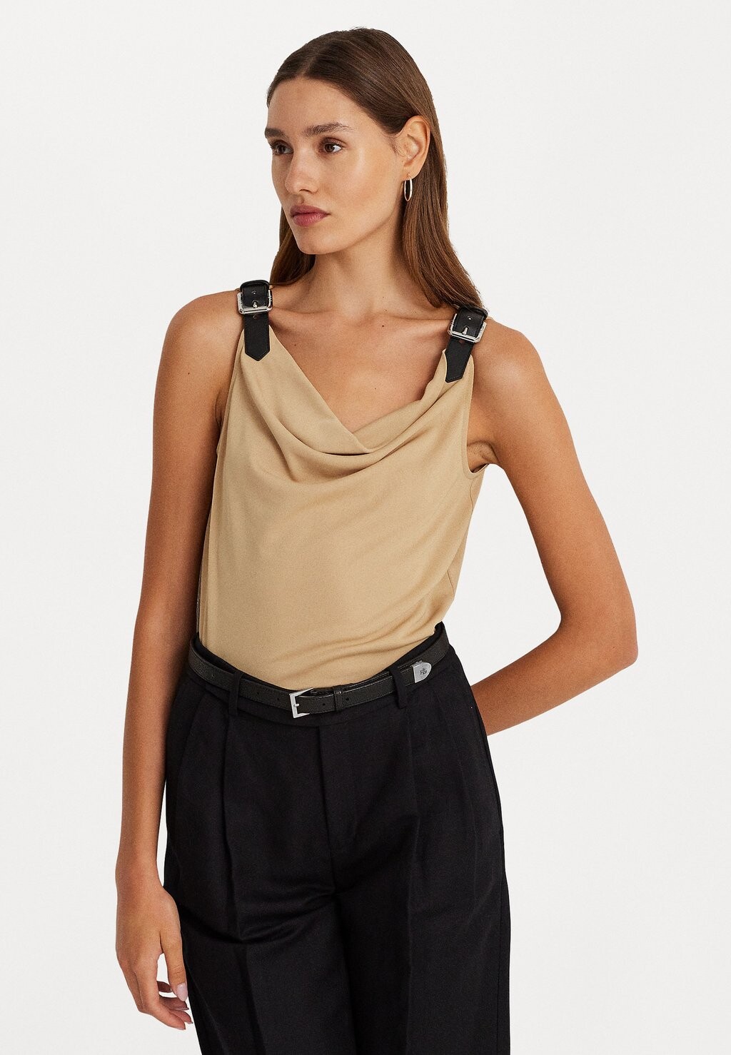 

Верх Lauren Ralph Lauren HASKEL SLEEVELESS TANK, цвет birch tan