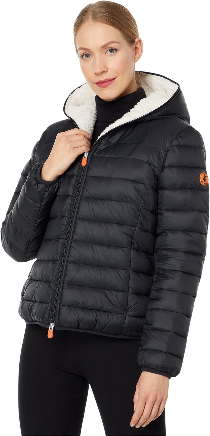 

Куртка Gwen Hooded Sherpa Save the Duck, черный