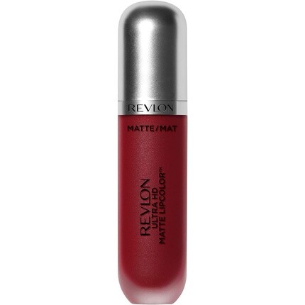 

Ultra Hd Matte Lipcolor Бархатистая легкая матовая жидкая помада красного/кораллового цвета Romance 660, Revlon
