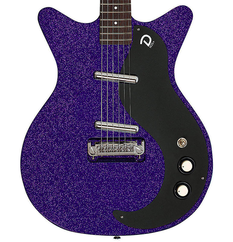 Электрогитара Danelectro Blackout '59M NOS+ in Purple Metalflake, and Free Shipping! электрогитара danelectro 59m nos guitar