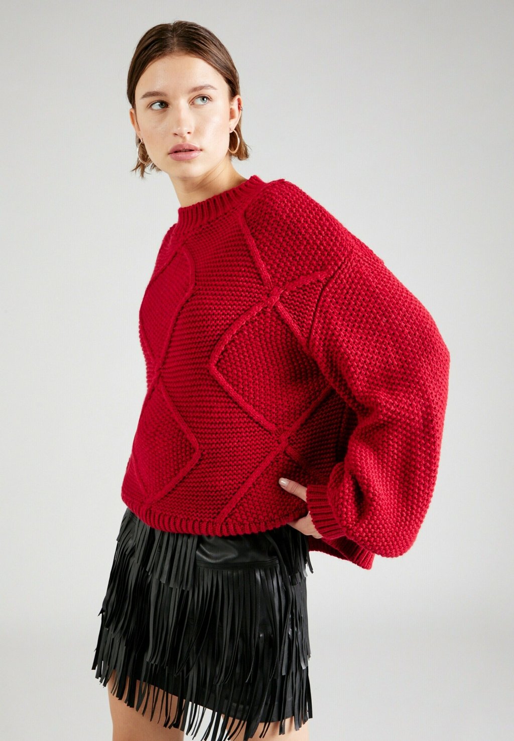 Вязаный свитер MANJOLA Guido Maria Kretschmer Collection, цвет rot