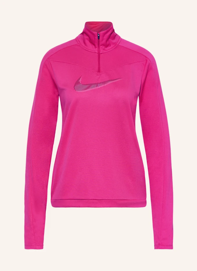 

Беговая рубашка dri-fit swoosh Nike, розовый