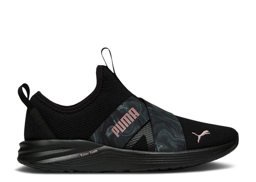 

Кроссовки Puma Wmns Better Foam Prowl Slip-On 'Black Rose Gold', черный