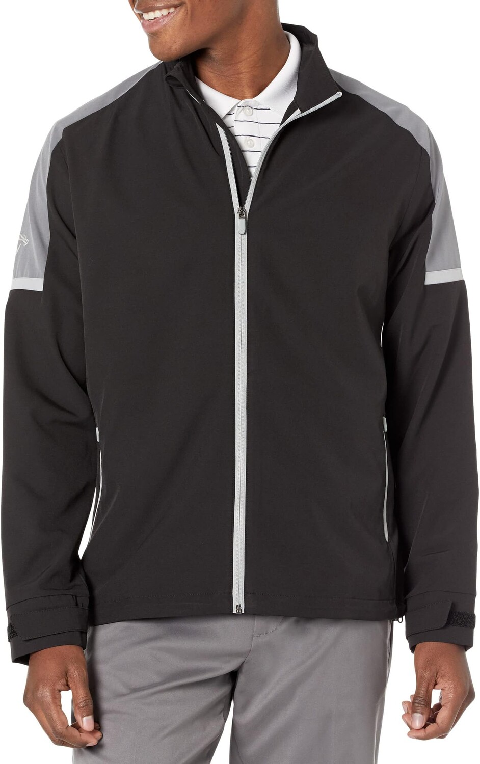 

Куртка Full Zip Wind & Water-Resistant Jacket Callaway, цвет Caviar